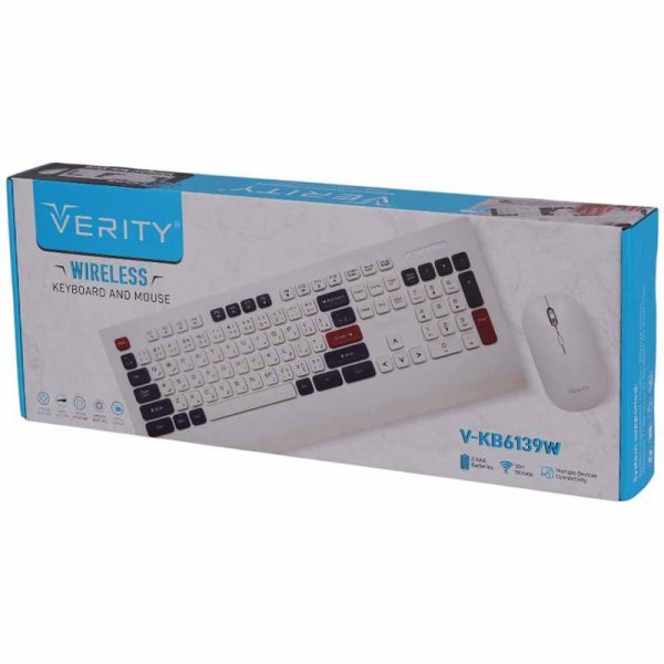ست ماوس و کیبورد بی سیم وریتی مدل V-KB6139W