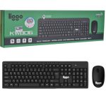 کیبورد و ماوس بی‌سیم Liggo مدل KW806