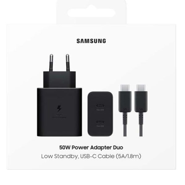 اداپتور سامسونگ50W PD Adapter به همراه کابل دو سر تایپ C