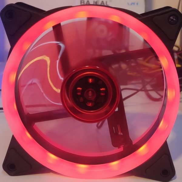 فن کیس 12*12 JG-HS رنگ قرمز