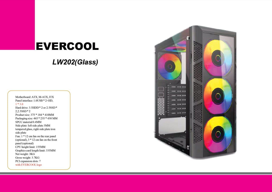کیس Evercool-LW202 چهار فن